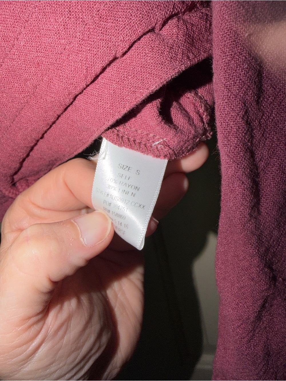 Utility Drawstring Jacket in Rose Pink - Picture 5 of 6
